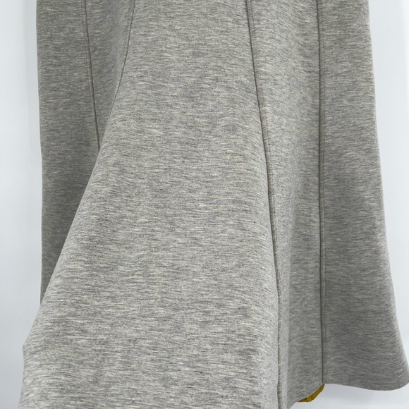 Maeve Anthropologie‎ Skirt Women’s 10 Heathered Gray Flare Midi Stretch - Picture 3 of 8